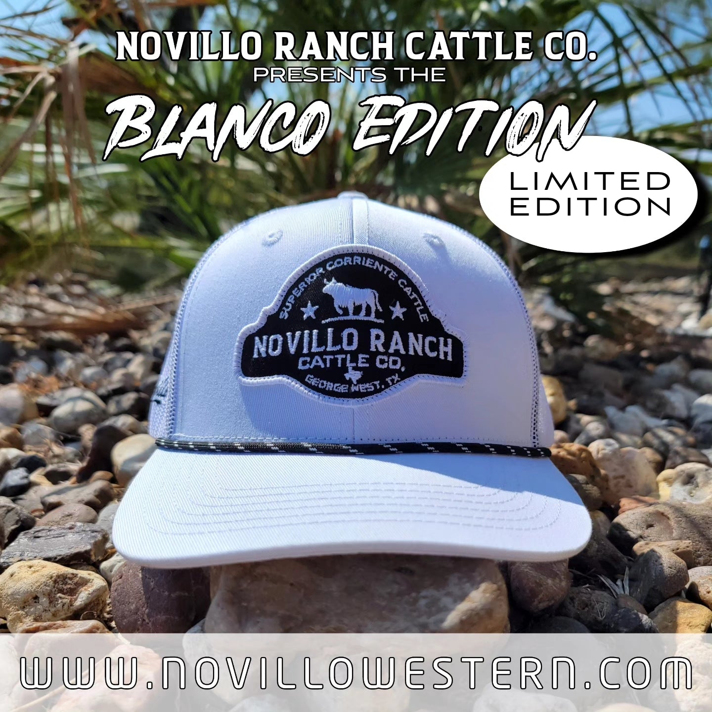 Novillo Ranch- Blanco Snapback